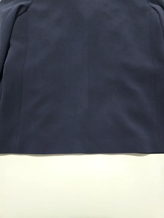 MICHAEL KORS Navy One Button Mensy Blazer Long Sleeve Front Button Size 16 - Picture 10 of 13